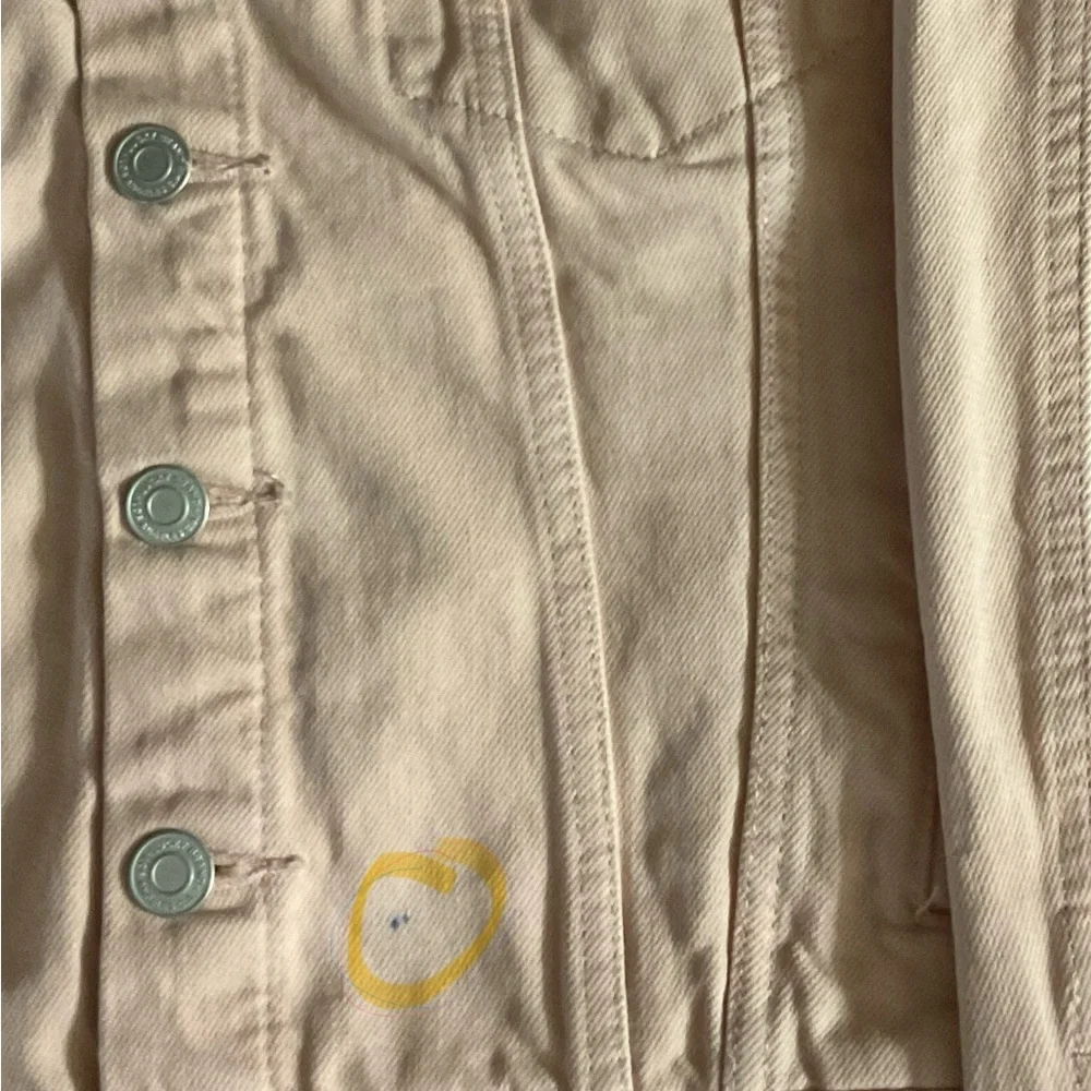Absolutely adorable Lucky Brand Pink Denim Jacket See Description! - Picture 4 of 4